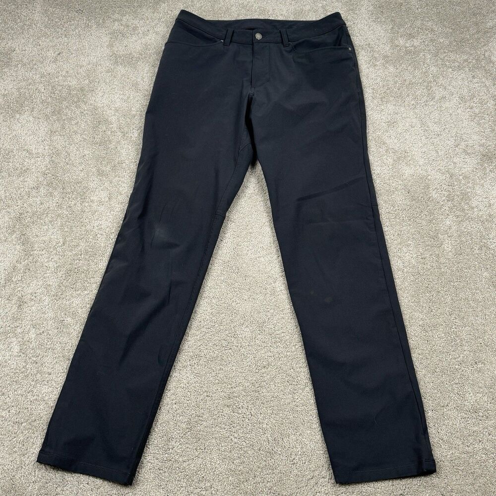 Lululemon ABC Classic Fit Warpstreme Pants 32x33 Grey Performance Chino Golf